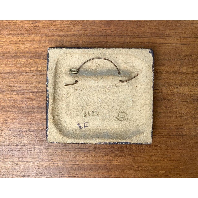 Mid-Century Danish Stoneware Bird Wall Plate by Noomi Backhausen for Søholm, 1960s For Sale - Image 12 of 18