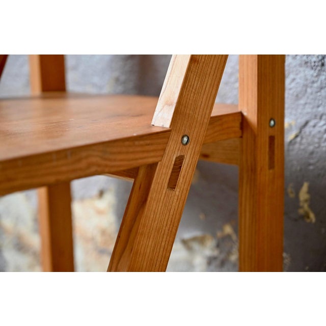 Wood Modernist Fixed Chair in Beech and Plywood, 1970s For Sale - Image 7 of 13