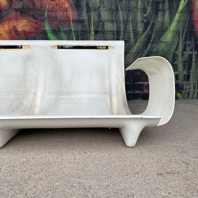 1970s “Marsala” Loveseat by Michel Ducaroy for Ligne Roset For Sale - Image 5 of 10