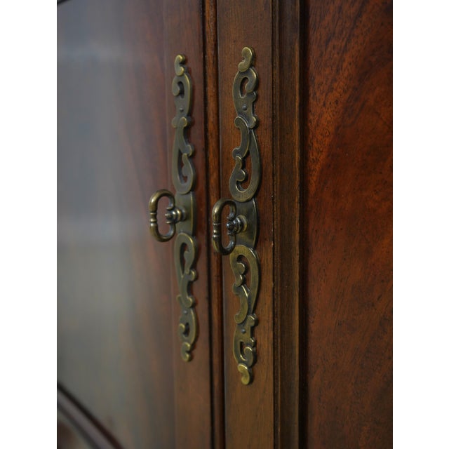 Brown Century Marble Top Cherry Server Cabinet For Sale - Image 8 of 18