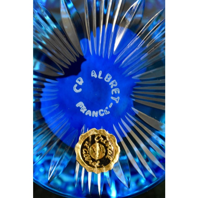 Cristal D’Albret Crystal Paper Weight Vintage France John James Audubon Glass For Sale - Image 15 of 18