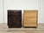 Art Deco Oak Burl Bedside Tables, 1950, Set of 2 For Sale - Image 3 of 18