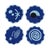 Our Celestial Collection coasters are embroidered with dreamy motifs inspired by fantastical surrealist art, and are...