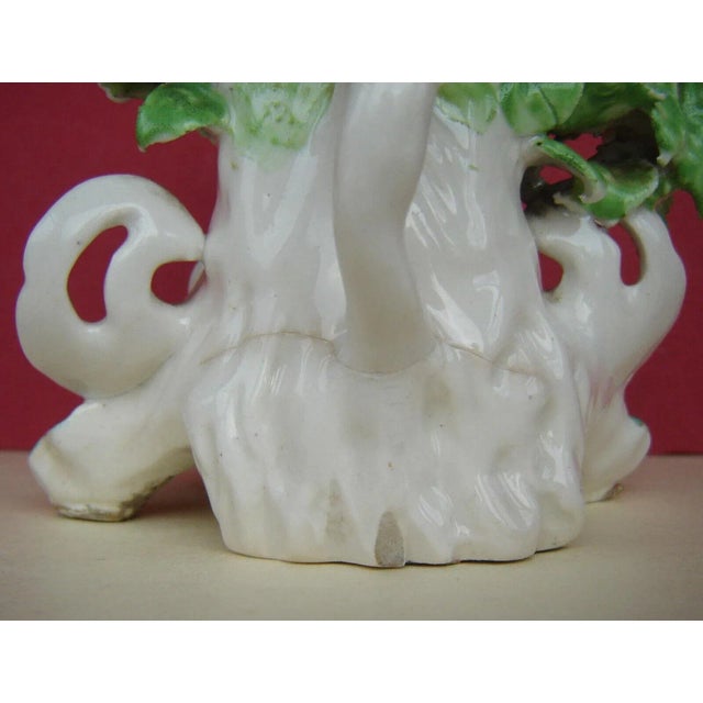 Antique 18th Century Georgian Derby Porcelain Cherub Candlesticks - a Pair For Sale - Image 11 of 12