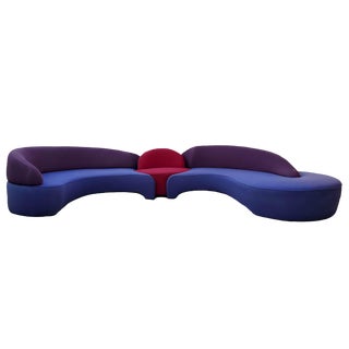 Vladimir Kagan Sectional Sofa by Roche Bobois Vintage - Four Piece Living Room Set For Sale