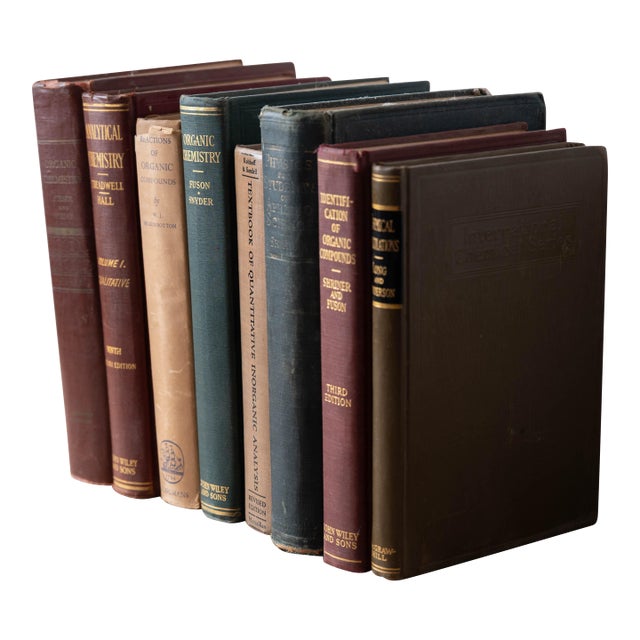 1940s Chemistry Book Lot For Sale