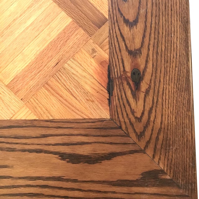 Parquet & Oak Dining Table Chairish