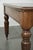 Antique English Writing Desk on Wheels with Drawers and Green Leather Top For Sale - Image 13 of 14
