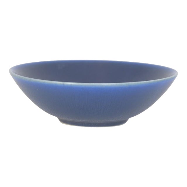 Small Bowl in Blue Glaze For Sale