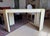 Art Deco 1980s Postmodern Sculptural Plaster-Style Desk With Matching Chair For Sale - Image 3 of 11