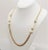 Plastic Vintage 1970s Signed Crown Trifari Carved Faux-Ivory Sautoir Necklace For Sale - Image 7 of 9