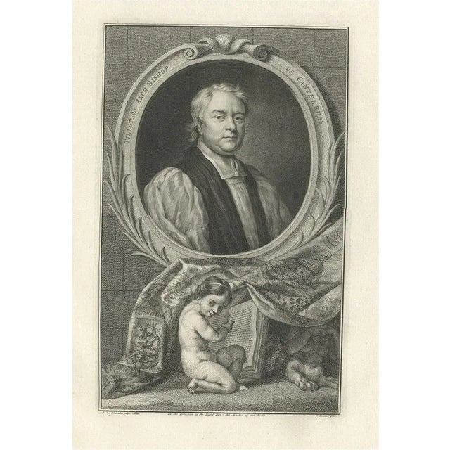 Portrait of John Tillotson, Paper For Sale - Image 6 of 6