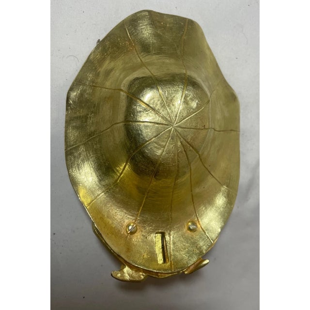 Share Antique Figural Gilt Brass Bronze American Boy With Hat Writing Inkwell Jar For Sale - Image 11 of 12