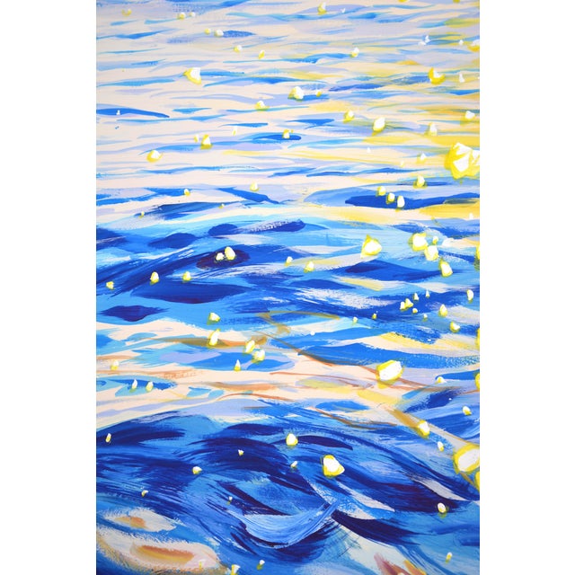 Glare on Waves 8. Original Contemporary Painting by Iryna Kastsova For Sale - Image 6 of 10