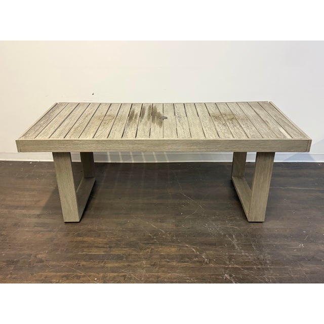 West Elm West Elm Portside Extension Dining Table + Benches, Set of Three For Sale - Image 4 of 12