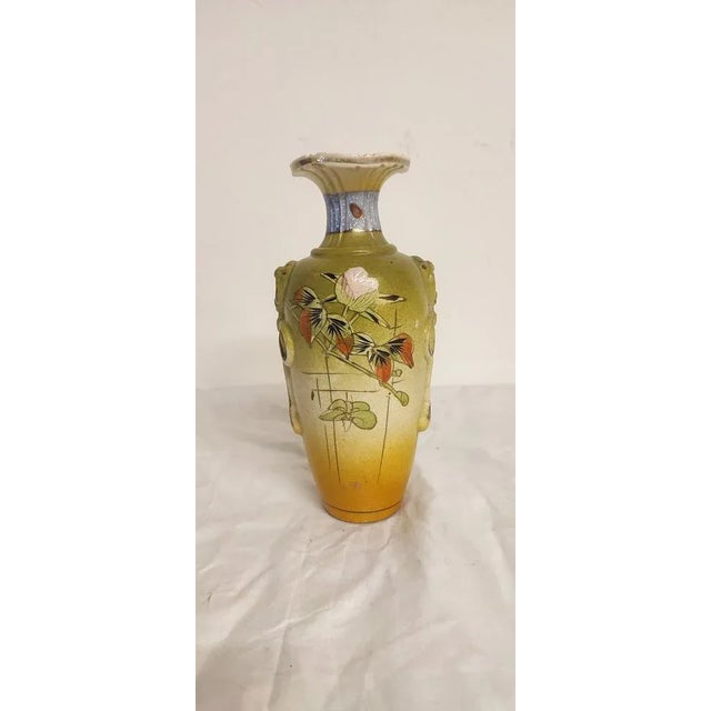 Art Deco Painted Ceramic Vase, Spain, 1930s For Sale - Image 4 of 7
