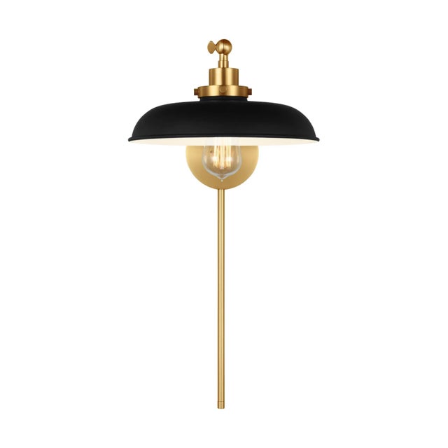 The Wellfleet one light wall sconce by Chapman & Myers is inspired by various classic utility silhouette’s - from factory...