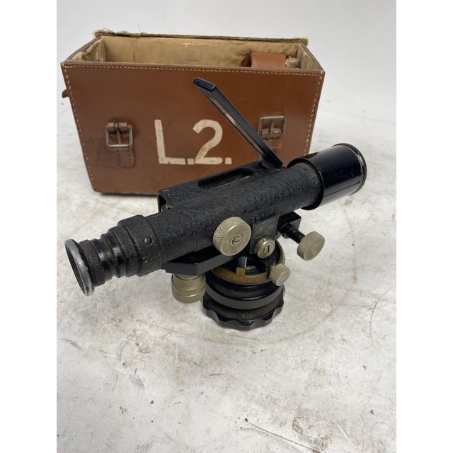 1940s Vintage English Theodolite, 1940s For Sale - Image 5 of 14