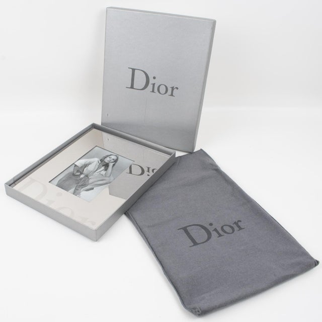This exquisite Christian Dior Paris silver plate picture frame was manufactured for the Dior Interior Collection. The...
