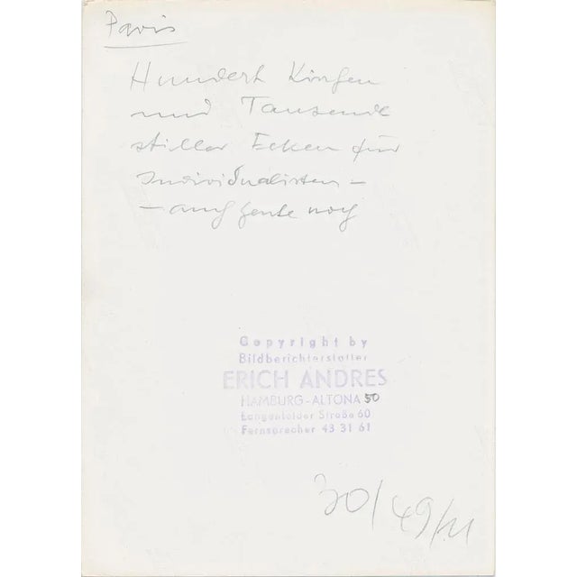 Woman, 1950s, Black and White Photograph For Sale - Image 4 of 5