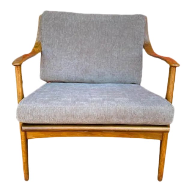 Mid 20th Century Mid Century Modern Danish Walnut Lounge Chair For Sale