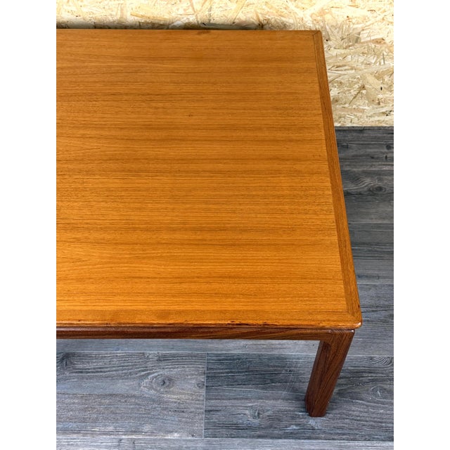 Brown Vintage Danish Teak Coffee Table, 1960s For Sale - Image 8 of 17