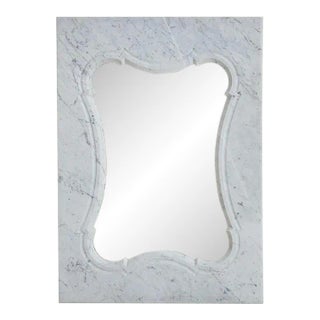 Early 1900s Carrara Marble Bistro Mirror For Sale