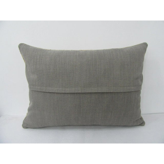 Shabby Chic Distressed Decorative Pillow Cover For Sale - Image 3 of 4