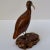 Artist Signed Bruce Stamp Hand Carved Hardwood Shorebird Sculpture on Burl Base For Sale In Philadelphia - Image 6 of 9