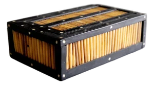 Antique Anglo Indian Ebony & Porcupine Quill Box