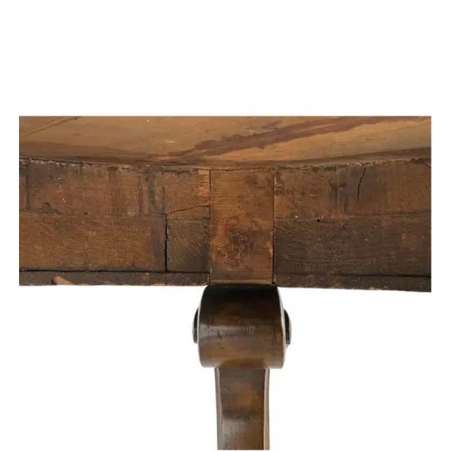 Italian Marquetry Inlaid Round Center Table For Sale In Tampa - Image 6 of 11