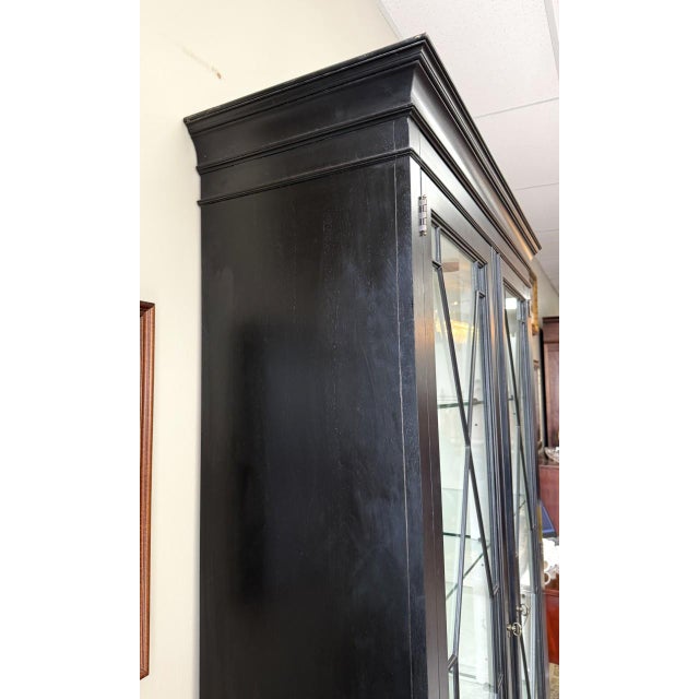 Ethan Allen Birkhouse Display Cabinet For Sale - Image 12 of 17