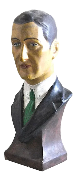 Lopez, Half Bust of a Man, Papier-Mâché, 1960s