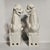 1960's White Ceramic Wai Ming Foo Dogs For Sale - Image 4 of 8