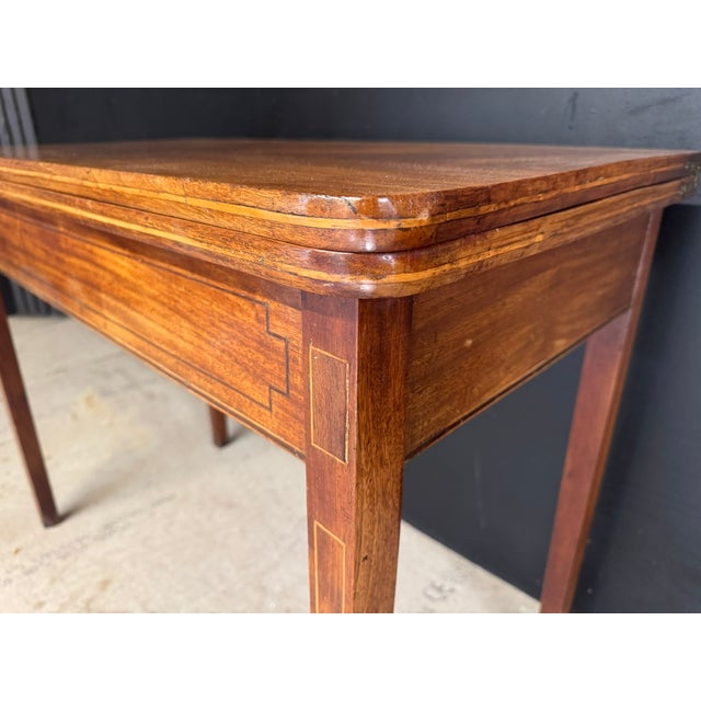 Antique Georgian Mahogany Tea Table, 1800 For Sale - Image 9 of 12