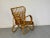 Mid-Century Modern Vintage Rattan and Bamboo Easy Chair by Rohé Noordwolde, 1950s For Sale - Image 3 of 7