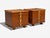 1950s Paul Frankl, Rare Nightstands, Mahogany, Rock Maple, Brass, Leather, Usa, 1950s For Sale - Image 5 of 14