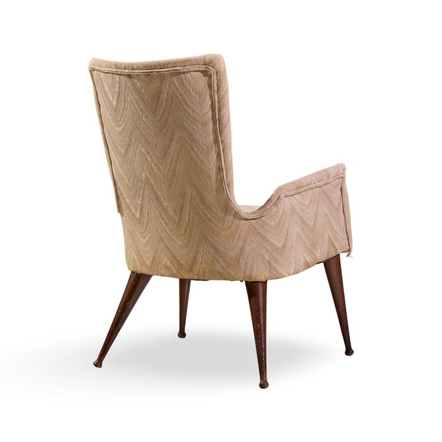 Wood Ben Seibel Mid Century Envoy Walnut Lounge Chair For Sale - Image 7 of 9