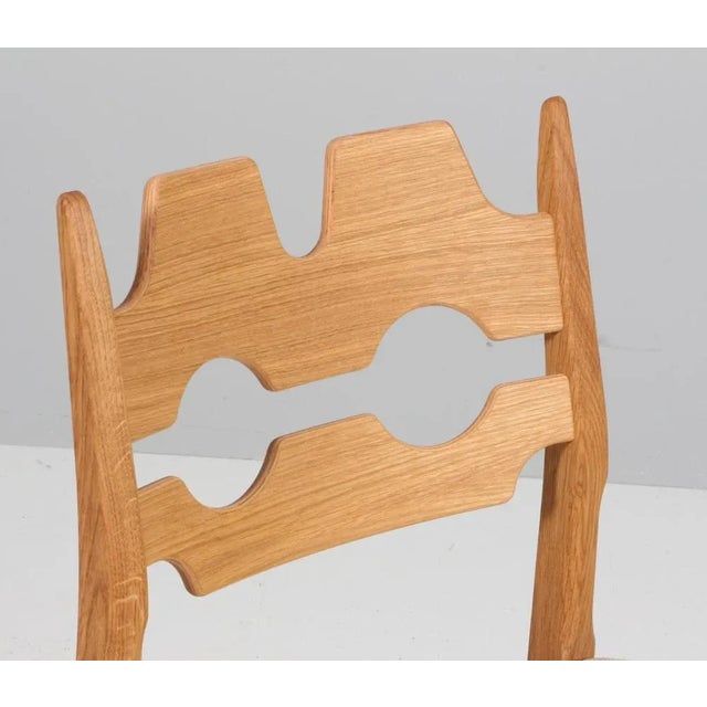 Razorblade Dining Chair in Oak by Henning Kjærnulf, Denmark, 2023 For Sale - Image 3 of 8