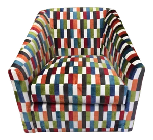 Geometric Modern Swivel Chair
