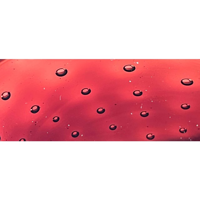 Vintage Italian Bullicante Murano Glass Ashtray, 1970s For Sale - Image 5 of 18