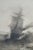 Antique Otis S Weber Signed Nautical Maritime Choppy Seas Clipper Ship Etching For Sale - Image 11 of 11