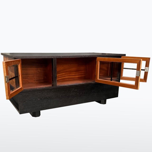 Czech Art Deco Writing Desk and Bookcase, 1930s, Set of 2 For Sale - Image 13 of 18