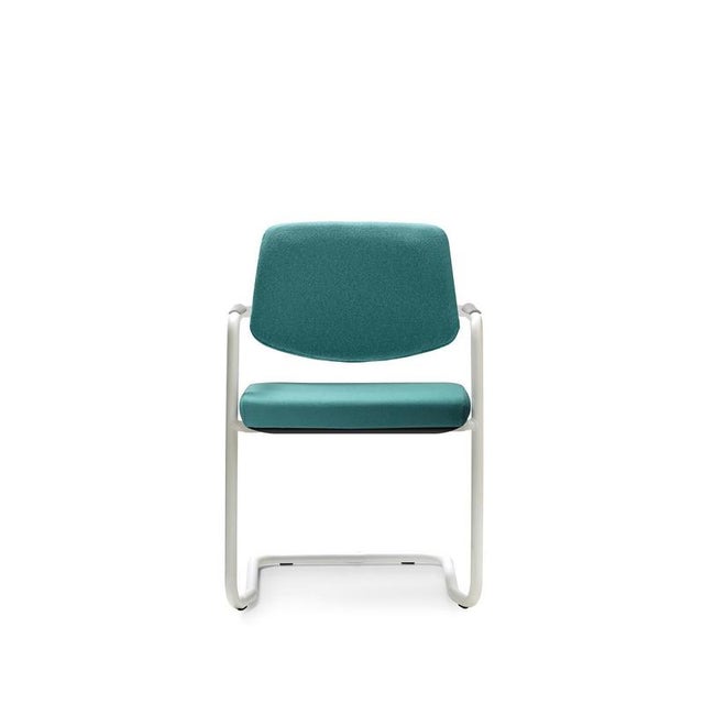 Metal Host Net Chair in Chromed Metal and Mesh by Quinti Sedute For Sale - Image 7 of 8