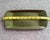 1950s Vintage Cathrineholm Norway Green Strek Enamel Tray 11x5 Mid Century Modern For Sale - Image 5 of 6