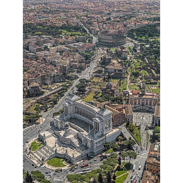 "Vittoriano Colosseo" Contemporary Limited Edition Fine Art Photograph Print by Bernhard Lang For Sale