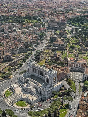 "Vittoriano Colosseo" Contemporary Limited Edition Fine Art Photograph Print by Bernhard Lang