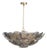Regina Andrew Holly Glass Disc Chandelier, Smoke For Sale