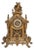 Louis XV Style Gilt Brass Mantel Clock For Sale