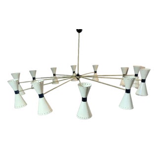 Hotel Ceiling Lamp from Stilnovo, 1950s For Sale